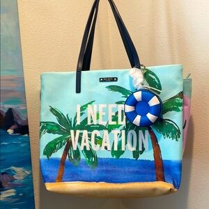 KATE SPADE “I need a Vacation”
